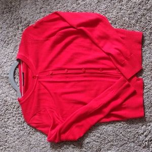 5/$25 Banana Republic red cardigan
